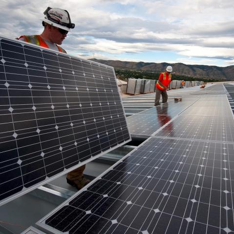 solar panel installation in Devon