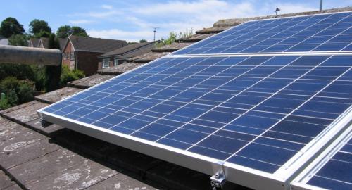 solar panel installation in Devon